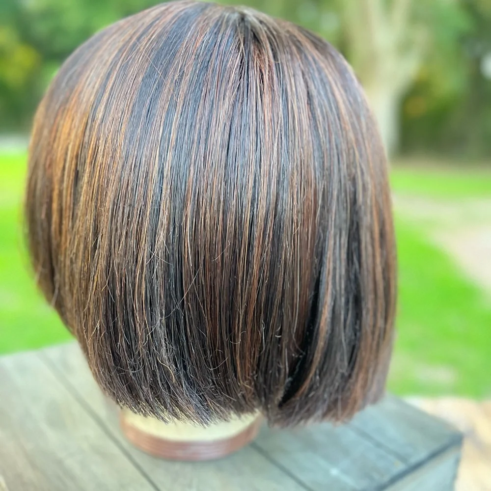JOHN RENAU CHERRY CHOCOLATE HIGH DENSITY WIG TOPPER